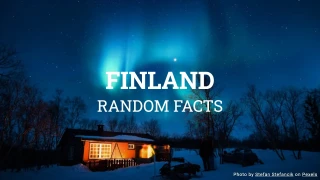 Finland Quiz (Random Facts Series)