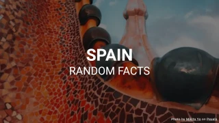 Random Facts about Spain Quiz