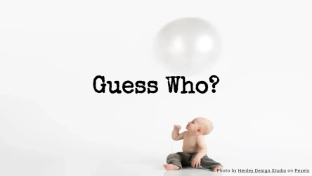 Guess Who? The Baby Picture Game Template