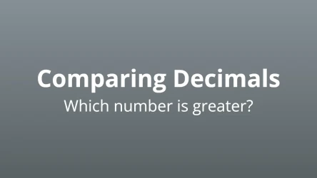 Comparing Decimals