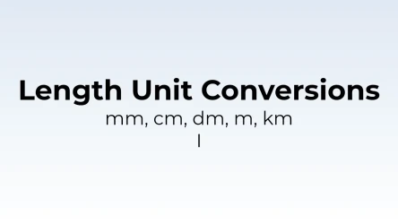 Length Unit Conversions Quiz - mm, cm, dm, m, km I - Math Quiz