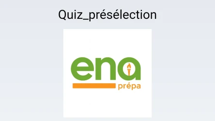 quiz présélection
