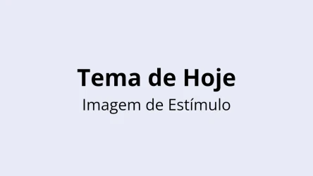 Modelo de Quiz do Tema de Hoje - Imagem de Estímulo