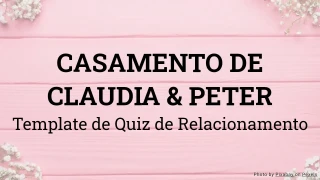 Template de Quiz de Casamento