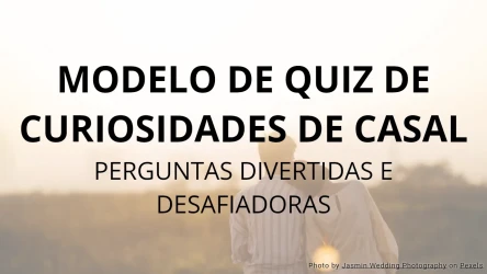 Modelo de Quiz de Curiosidades de Casal