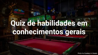 Quiz de Curiosidades Gerais II - Desafio de Nível Médio