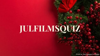 Julfilmsquiz