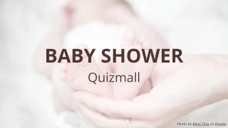 Mall för babyshower-quiz