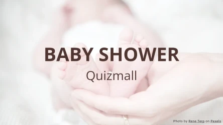 Mall för babyshower-quiz