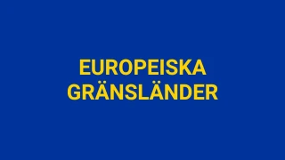Europeiska gränsländer quiz