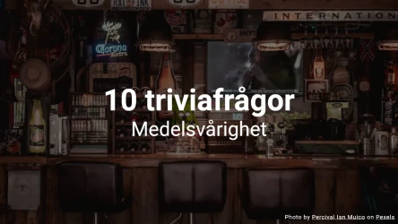 Quiz med 10 triviafrågor - testa din allmänna kunskap