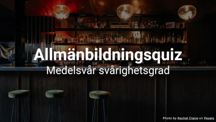 Allmänbildningsquiz – vad kan du?