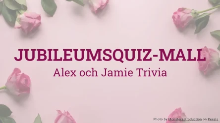Mall för jubileumsquiz