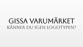 Gissa märket från logotypen Quiz