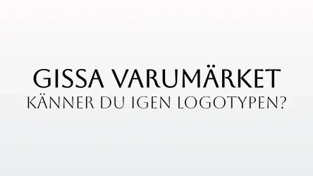 Gissa märket från logotypen Quiz