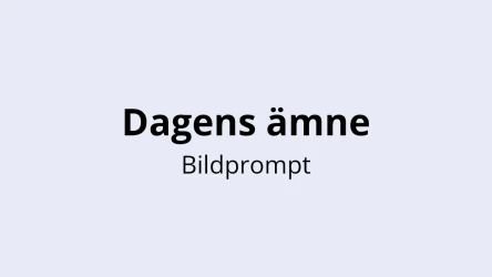 Dagens ämnesquizmall - Bildprompt