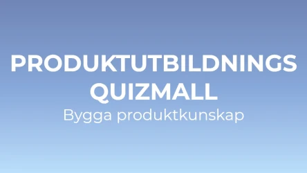 Produktutbildningsquizmall: Bygga produktkunskap