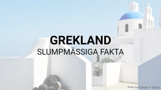 Grekland Quiz (Slumpmässiga Fakta Serien)