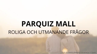 Frågesport för par: mall