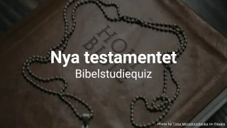 Nya testamentets bibelquiz