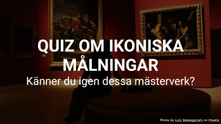 Quiz om berömda målningar