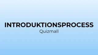 Mall för introduktionsquiz