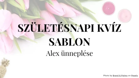 Születésnapi Kvíz Sablon