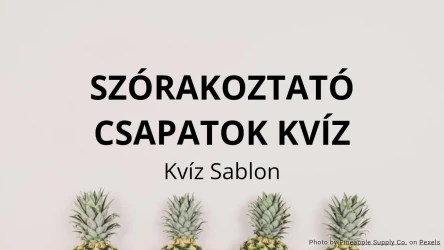 Csapatok kvíz sablon