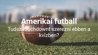 Amerikai futball kvíz