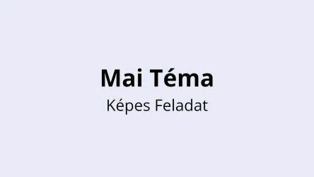 Mai Téma Kvíz Sablon - Képes Feladat