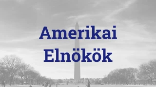 Amerikai Elnökök Kvíz