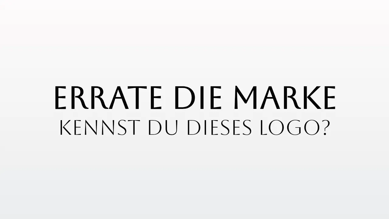 Errate die Marke anhand des Logos Quiz