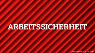 Quiz zur Arbeitssicherheit