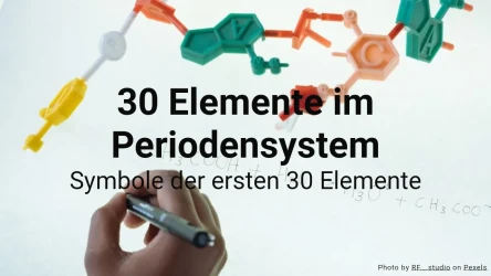 30 Elemente im Periodensystem Quiz