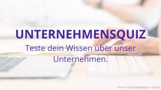 Unternehmenswissen-Quizvorlage