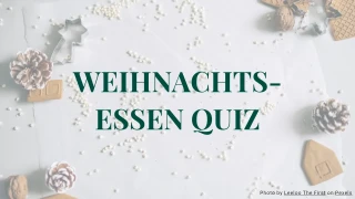 Weihnachtsessen-Quiz
