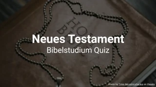 Neues Testament Bibel-Quiz