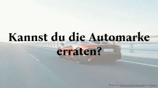 Kannst du die Automarke erraten? Quiz