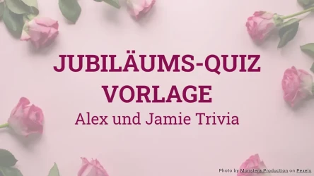 Jubiläums-Quiz Vorlage
