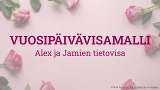 Vuosipäivävisan malli