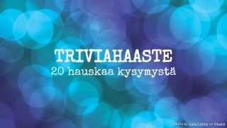 Tietovisahaaste - 20 monivalintakysymystä