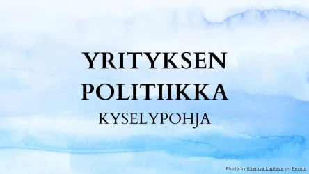 Yrityksen politiikkakyselypohja