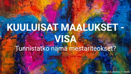 Kuuluisat maalaukset -visa
