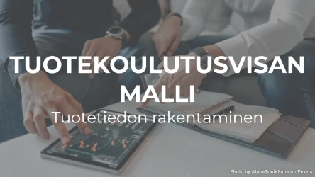 Tuotekoulutusvisan malli: Tuotetiedon rakentaminen