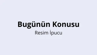 Bugünün Konusu Quiz Şablonu - Resim İpucu