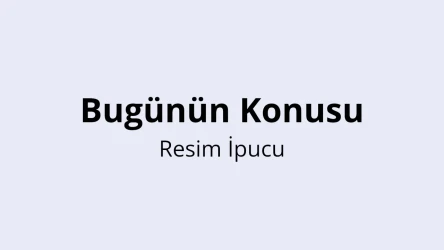 Bugünün Konusu Quiz Şablonu - Resim İpucu