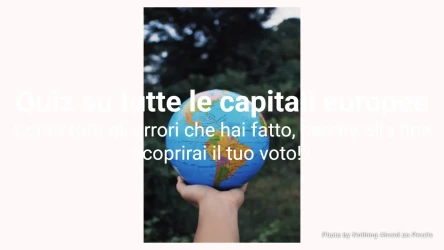 Quiz su tutte le capitali europee
