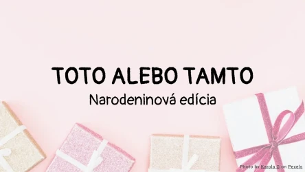 Toto alebo tamto: Narodeninová kvízová šablóna