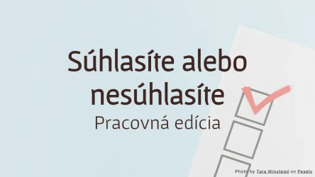 Súhlasíte alebo nesúhlasíte: Šablóna pracovného prieskumu