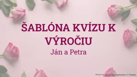 Šablóna výročného kvízu